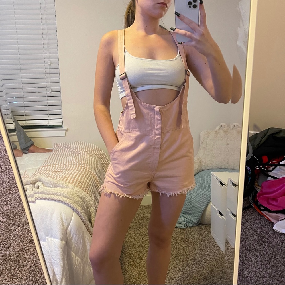 Pink Overalls